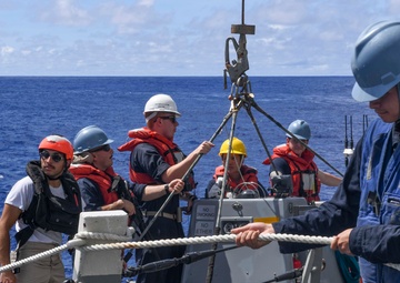 Marianas Trench Swim Call aboard USS Wayne E. Meyer (DDG 108)