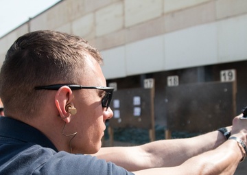 PSD Soldiers conduct live-fire weapons training at Baghdad weapons range