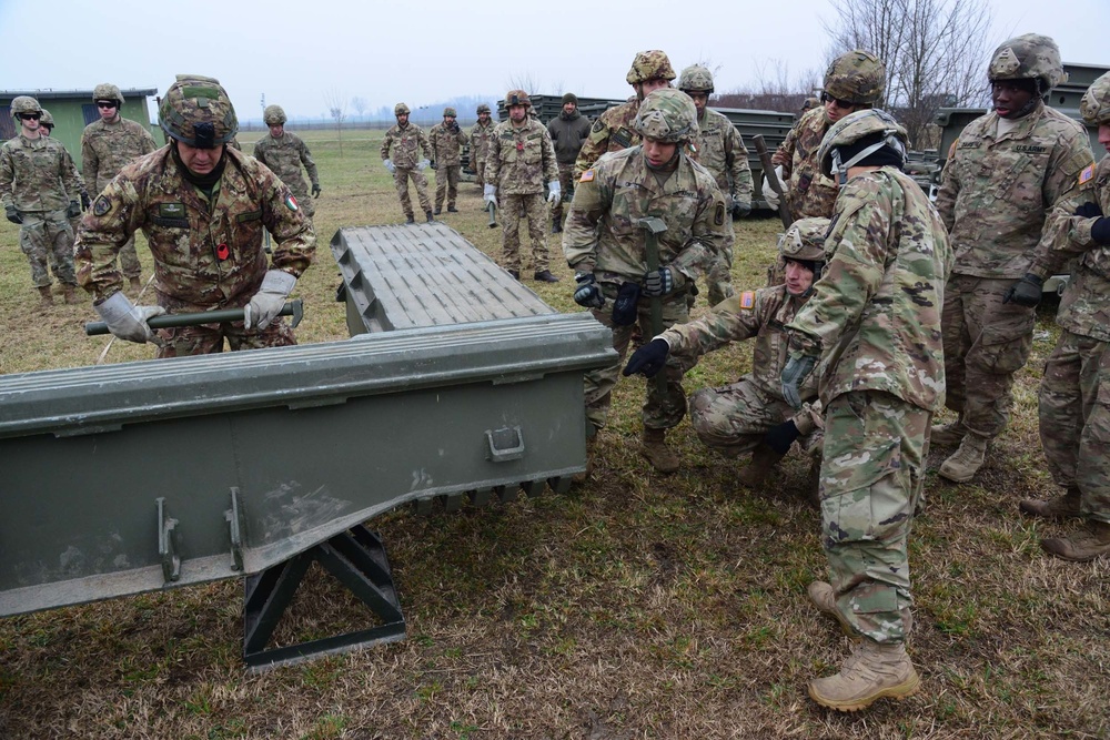 Medium Girder Bridge, 173rd Airborne Brigade,54th Brigade Engineer Battalion,Rovigo 2017