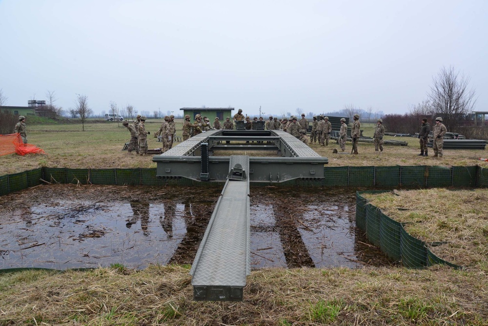 Medium Girder Bridge, 173rd Airborne Brigade,54th Brigade Engineer Battalion,Rovigo 2017