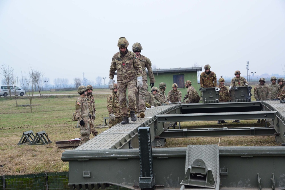 Medium Girder Bridge, 173rd Airborne Brigade,54th Brigade Engineer Battalion,Rovigo 2017