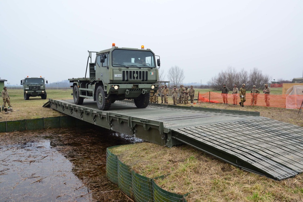 Medium Girder Bridge, 173rd Airborne Brigade,54th Brigade Engineer Battalion,Rovigo 2017