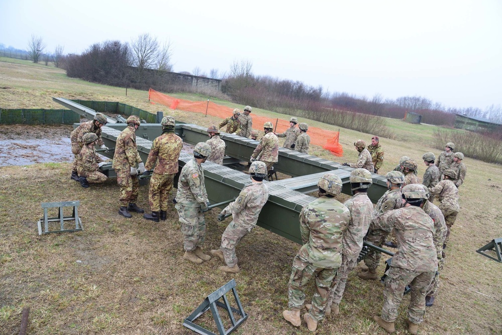 Medium Girder Bridge, 173rd Airborne Brigade,54th Brigade Engineer Battalion,Rovigo 2017