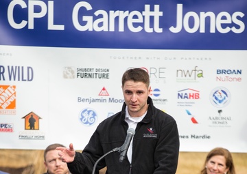 Cpl. Garrett Jones Smart Home Dedication Ceremony