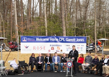 Cpl. Garrett Jones Smart Home Dedication Ceremony