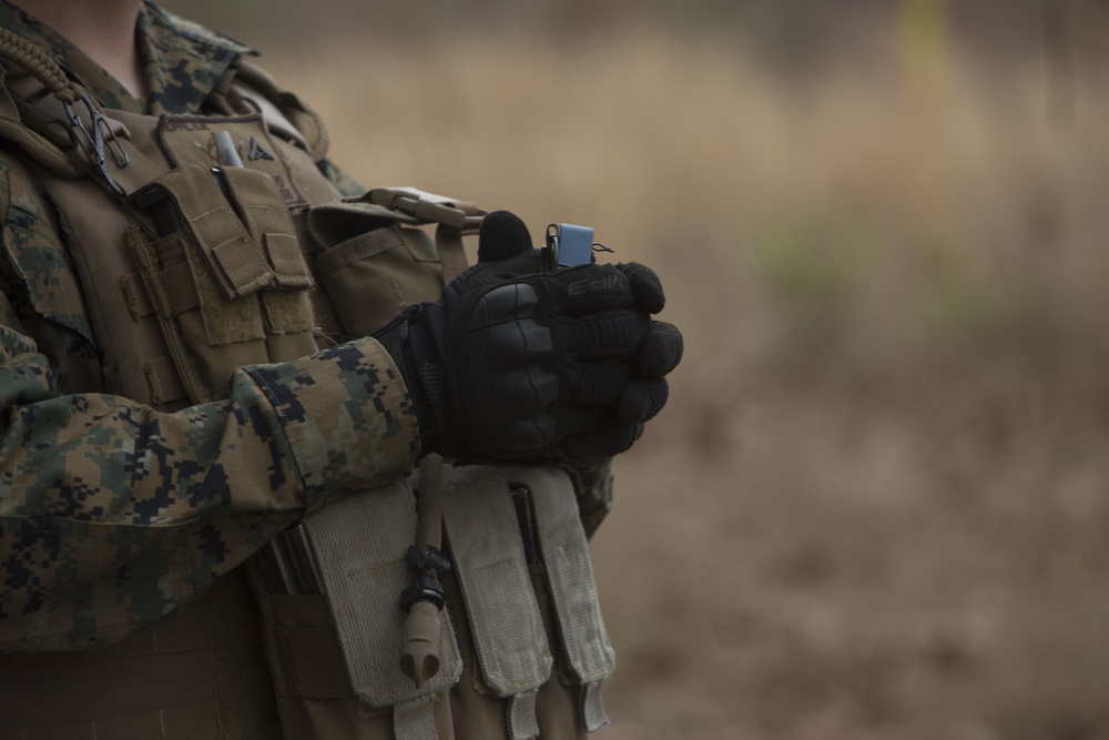 2nd Law Enforcement Battalion grenade range and assault course