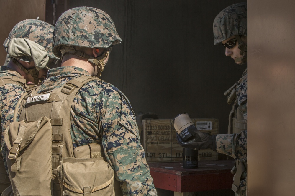 2nd Law Enforcement Battalion grenade range and assault course