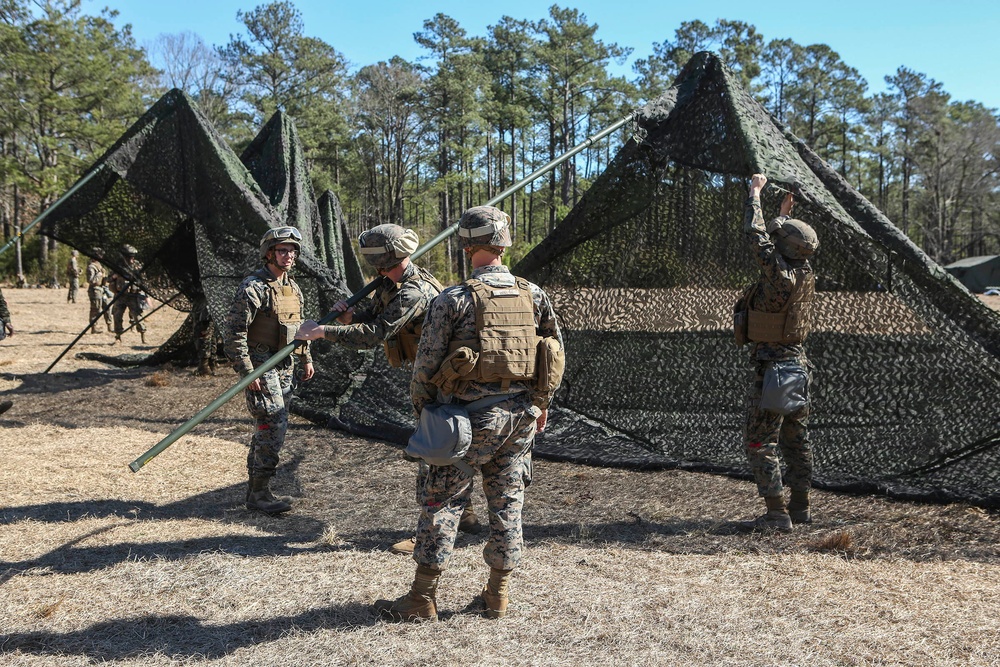 CLB-6 Command Operations Center set up