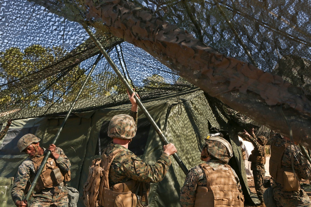 CLB-6 Command Operations Center set up