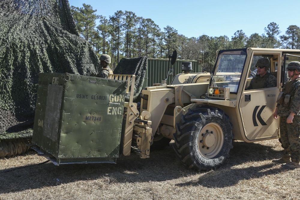 CLB-6 Command Operations Center set up