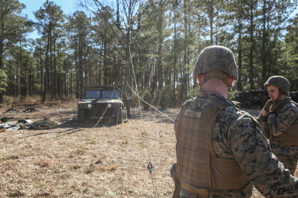 CLB-6 Command Operations Center set up