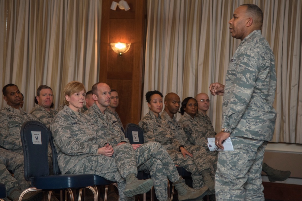 Maj. Gen. Allen gives speech about BHM