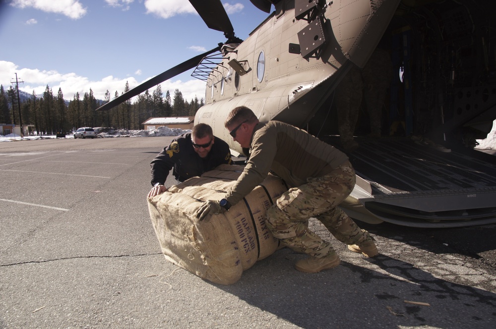 California National Guard assists with flood support