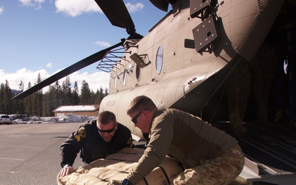 California National Guard assists with flood support