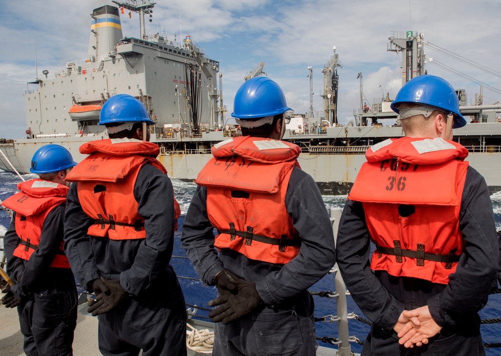 USS Lake Champlain (CG 57) Replenishment-at-Sea