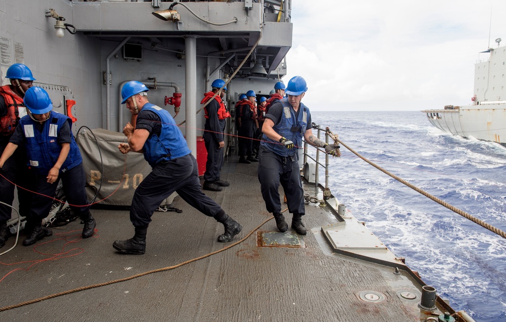 USS Lake Champlain (CG 57) Replenishment-at-Sea