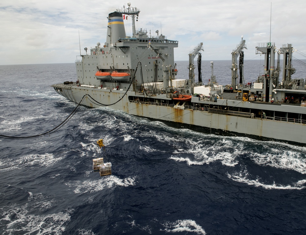 USS Lake Champlain (CG 57) Replenishment-at-Sea