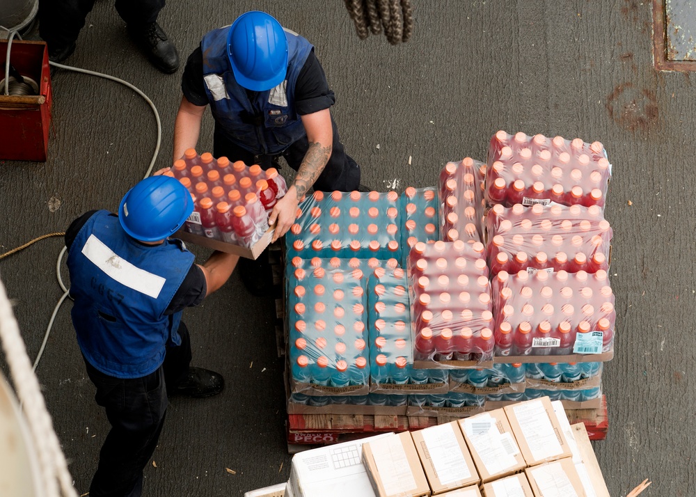 USS Lake Champlain (CG 57) Replenishment-at-Sea