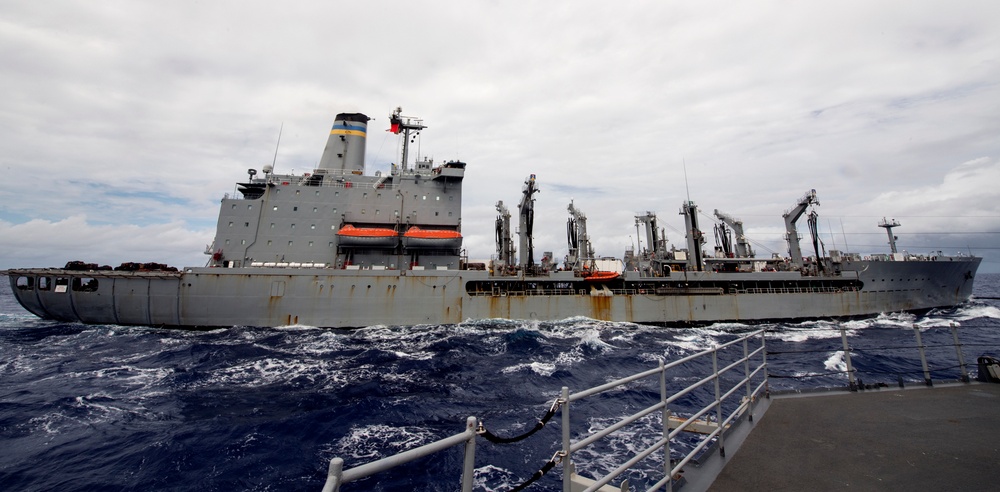 USS Lake Champlain (CG 57) Replenishment-at-Sea
