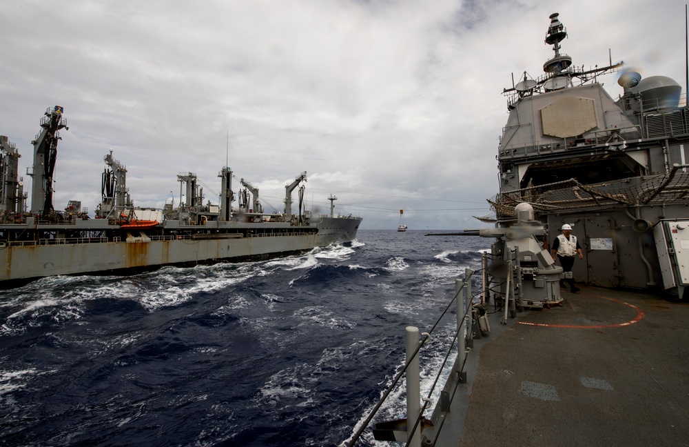 USS Lake Champlain (CG 57) Replenishment-at-Sea