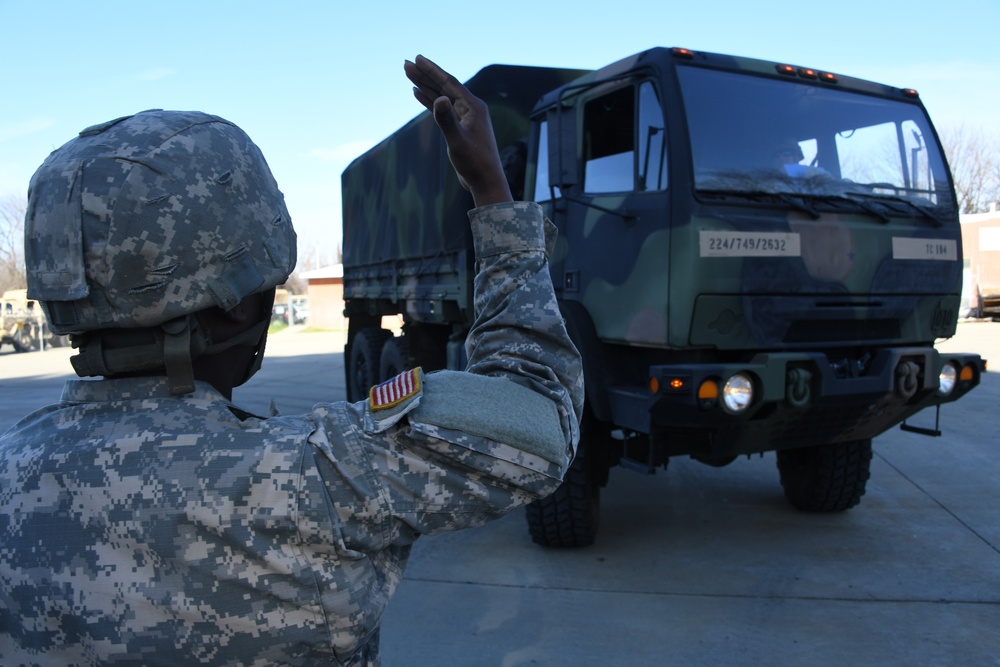 California National Guard provides shelter and supplies to evacuees.