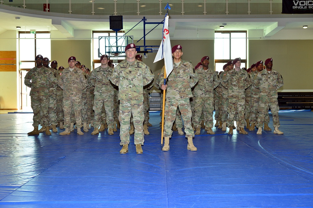 Change of Command Ceremony Echo Company – 54th Brigade Engineer Battalion, 173rd Airborne Brigade