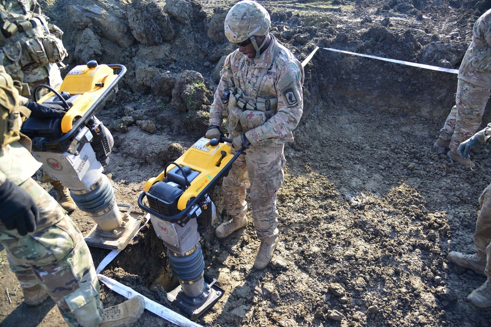 Airfield repair and Crater repair, 54th Brigade Engineer Battalion, 173rd Airborne Brigade 2017