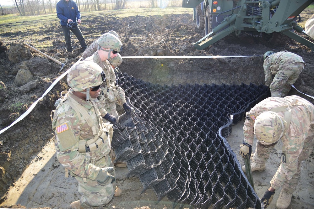 Airfield repair and Crater repair, 54th Brigade Engineer Battalion, 173rd Airborne Brigade 2017