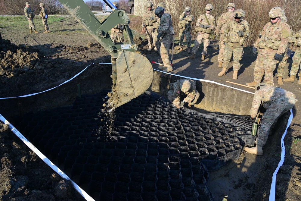 Airfield repair and Crater repair, 54th Brigade Engineer Battalion, 173rd Airborne Brigade 2017