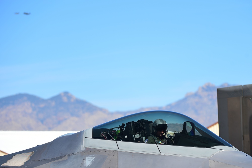 F-22 participates in 20th annual Heritage Flight