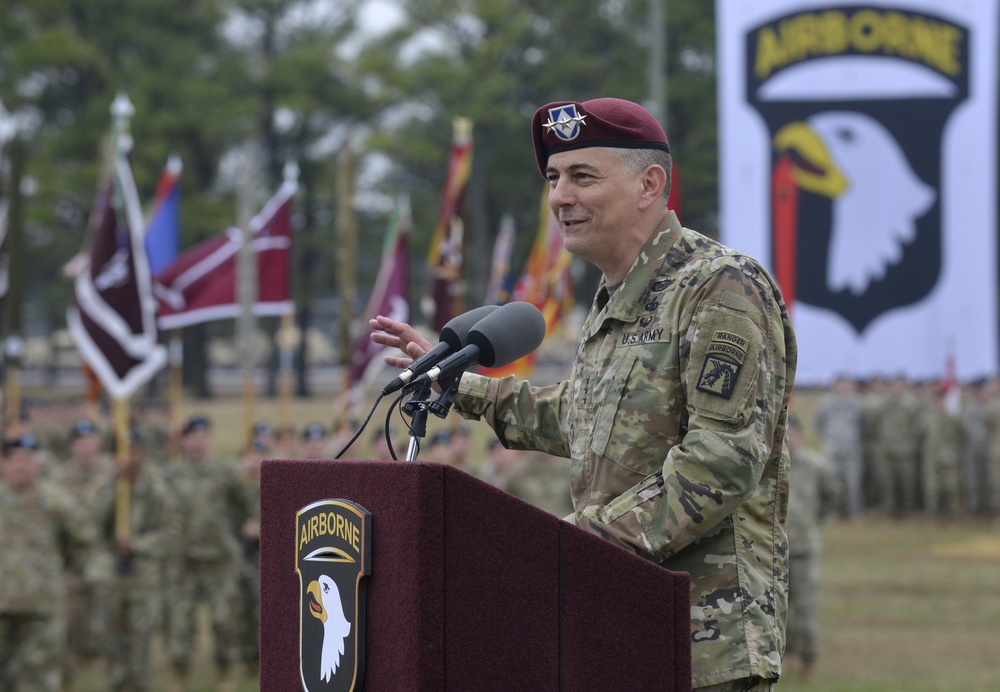 101st Airborne Division (Air Assault) Change of Command Ceremony