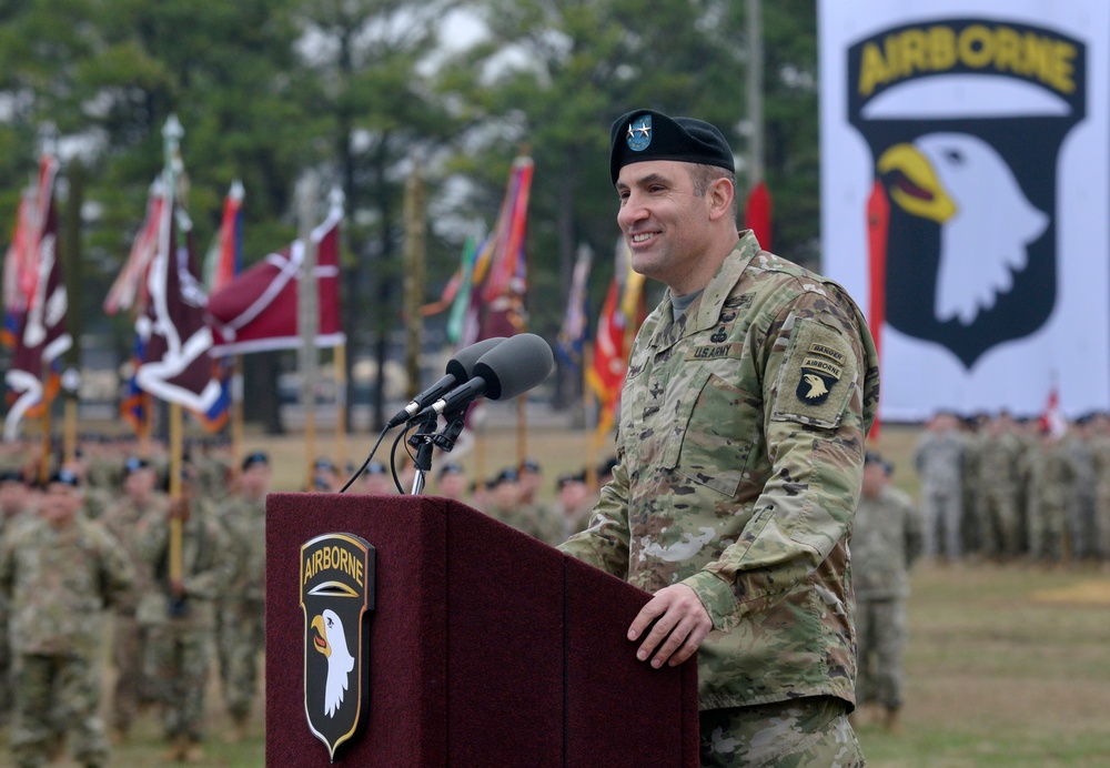 101st Airborne Division (Air Assault) Change of Command Ceremony