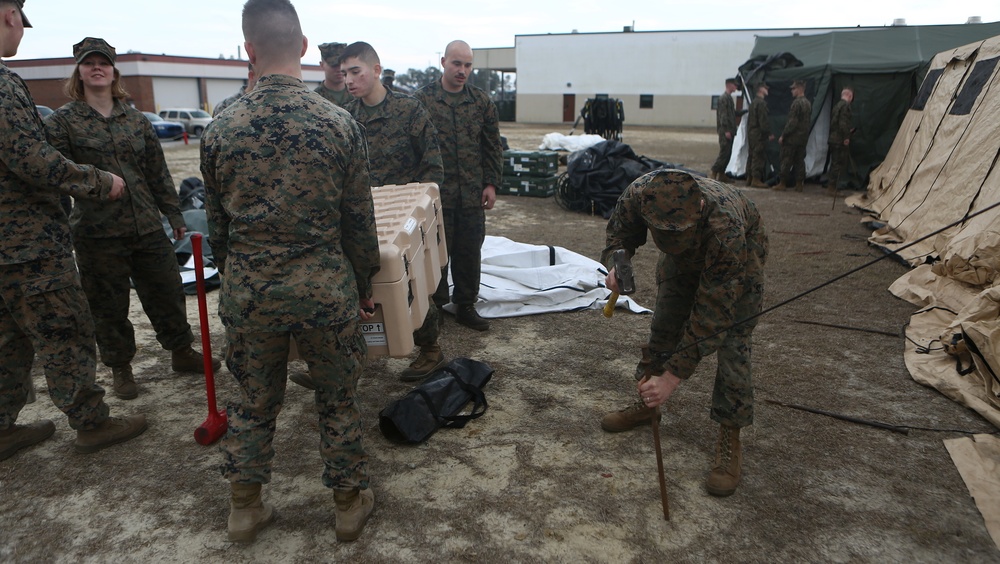 Marines Set up for CPX