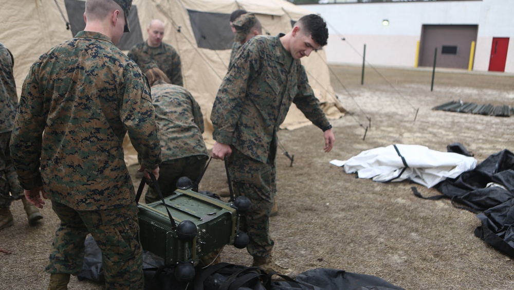 Marines Set up for CPX