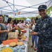 Lt. Rodolfo Duque Speaks With Host Nation Residents During the Closing Ceremonies in Support of Continuing Promise 2017