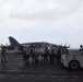 GHWB is the flagship of Carrier Strike Group (CSG) 2, which is comprised of the staff of CSG-2; GHWB; the nine squadrons and staff of Carrier Air Wing (CVW) 8; Destroyer Squadron (DESRON) 22 staff and guided-missile destroyers USS Laboon (DDG 58) and USS
