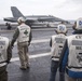 GHWB is the flagship of Carrier Strike Group (CSG) 2, which is comprised of the staff of CSG-2; GHWB; the nine squadrons and staff of Carrier Air Wing (CVW) 8; Destroyer Squadron (DESRON) 22 staff and guided-missile destroyers USS Laboon (DDG 58) and USS