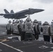 GHWB is the flagship of Carrier Strike Group (CSG) 2, which is comprised of the staff of CSG-2; GHWB; the nine squadrons and staff of Carrier Air Wing (CVW) 8; Destroyer Squadron (DESRON) 22 staff and guided-missile destroyers USS Laboon (DDG 58) and USS