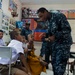 Green Bay Sailors participate in a cultural exchange at the Wat Samnak Thon Elementary School during Cobra Gold 2017