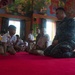 Green Bay Sailors participate in a cultural exchange at the Wat Samnak Thon Elementary School during Cobra Gold 2017