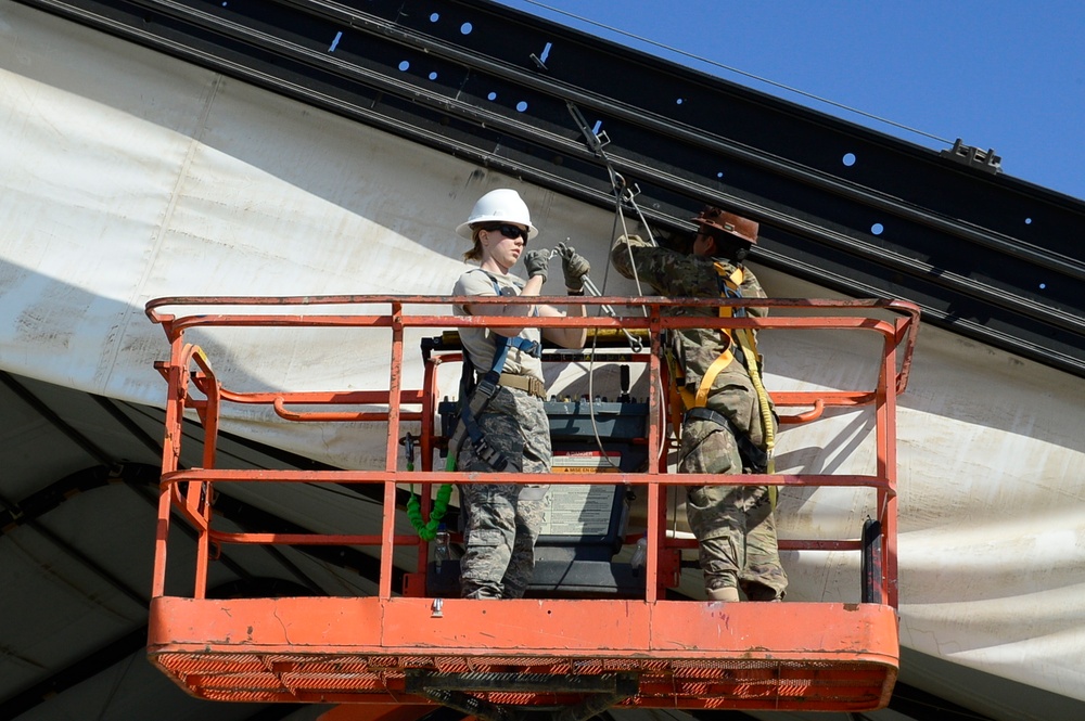 From expeditionary to enduring: 386th ECES conducts base improvements