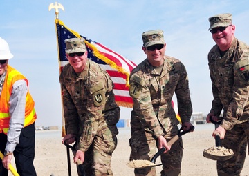 Camp Buehring breaks ground on $3.7 million Essayons Village