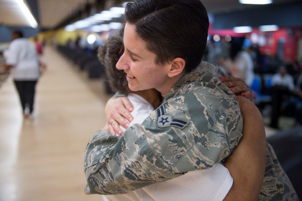 Special moments during Special Olympics bowling