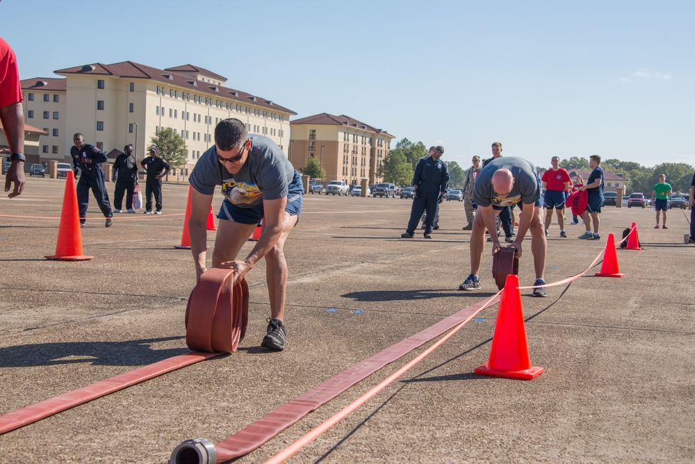 Fire Muster competition during Wingman Day