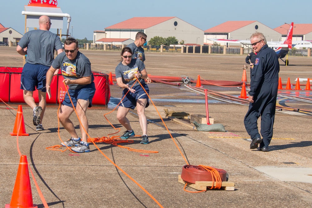 Fire Muster competition during Wingman Day