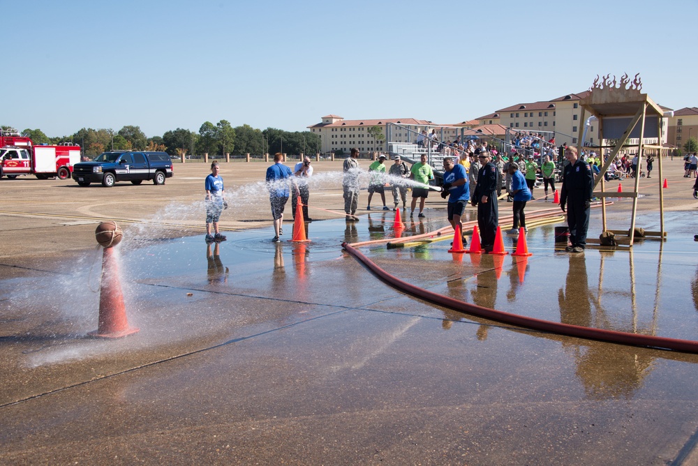 Fire Muster competition during Wingman Day