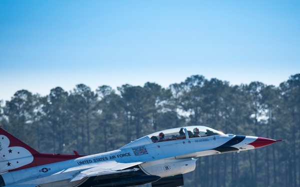 Thunderbird makes pit stop at Moody