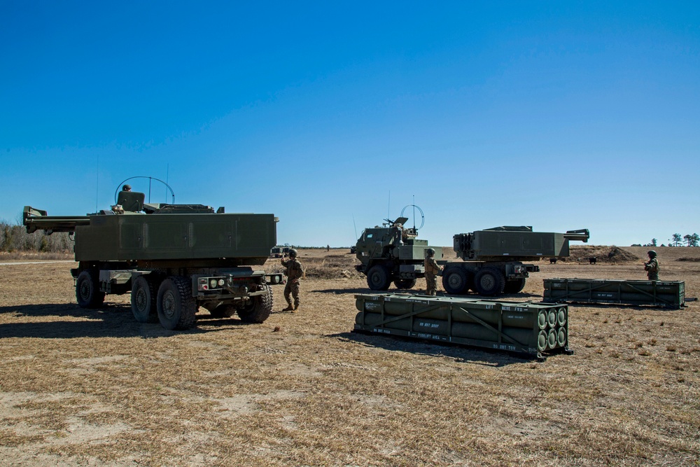 10th Marine Regiment HIMARS Firing Excercise