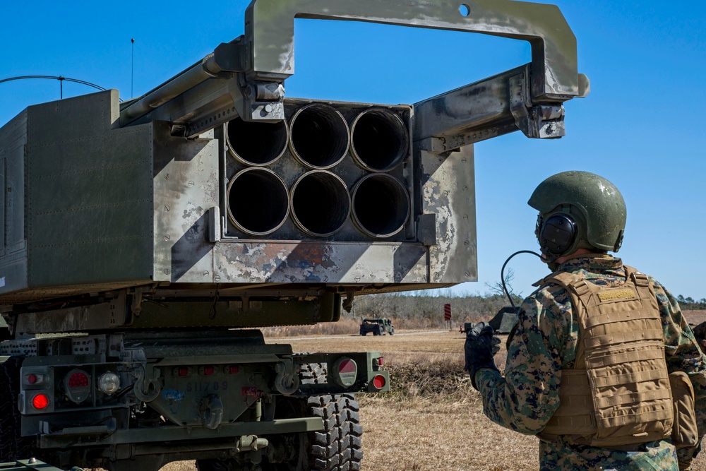 10th Marine Regiment HIMARS Firing Excercise