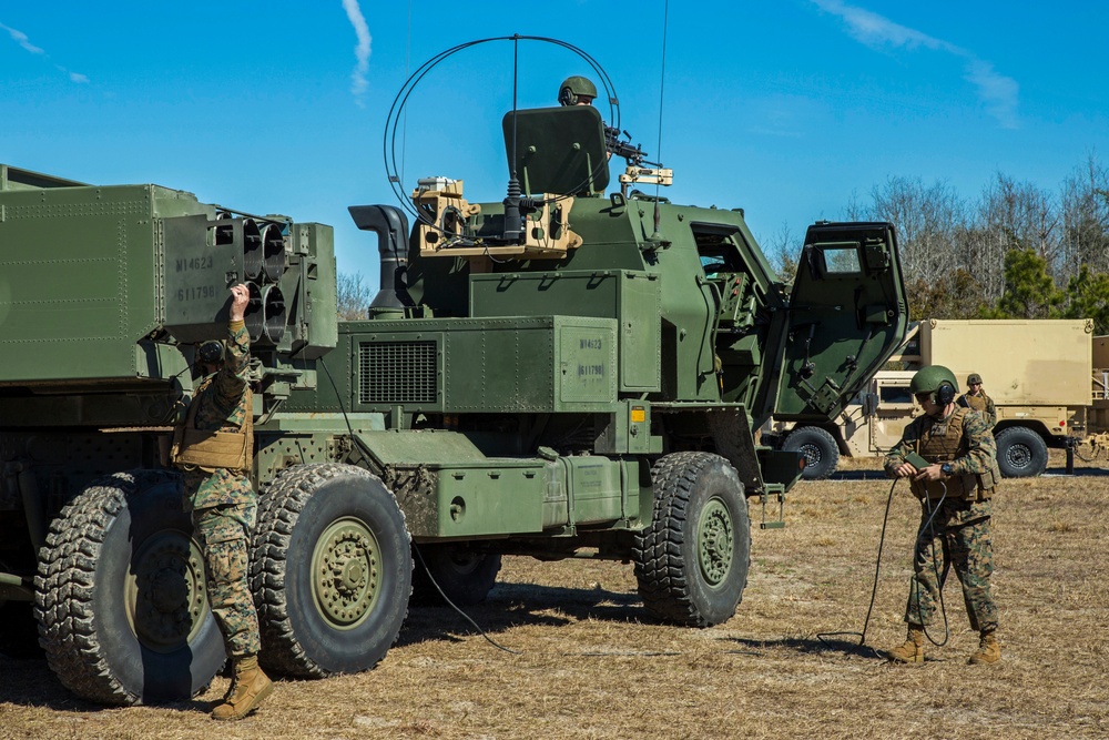 10th Marine Regiment HIMARS Firing Excercise